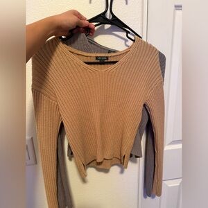 Brown and Grey sweater